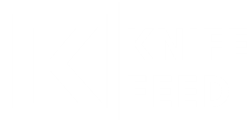 logo of knifefeed white